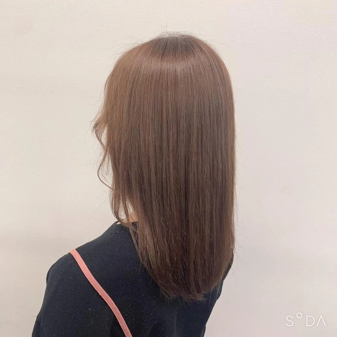 セミロング カラー ヘアアレンジ 縮毛矯正/髪質改善/ ブリーチ毛/木元渓太のヘアスタイル