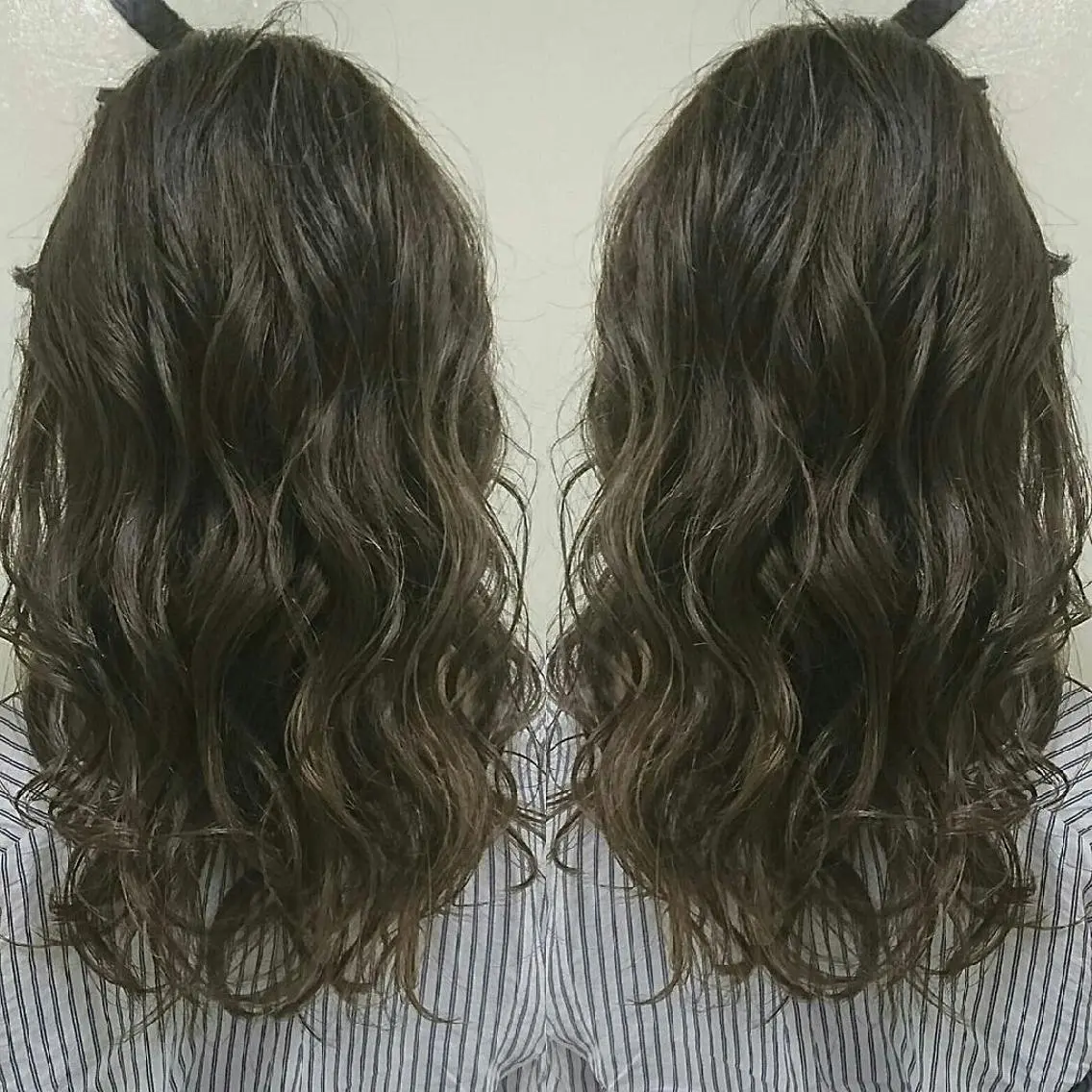 セミロング カラー イルミナカラー センター南 SEIJIのヘアスタイル