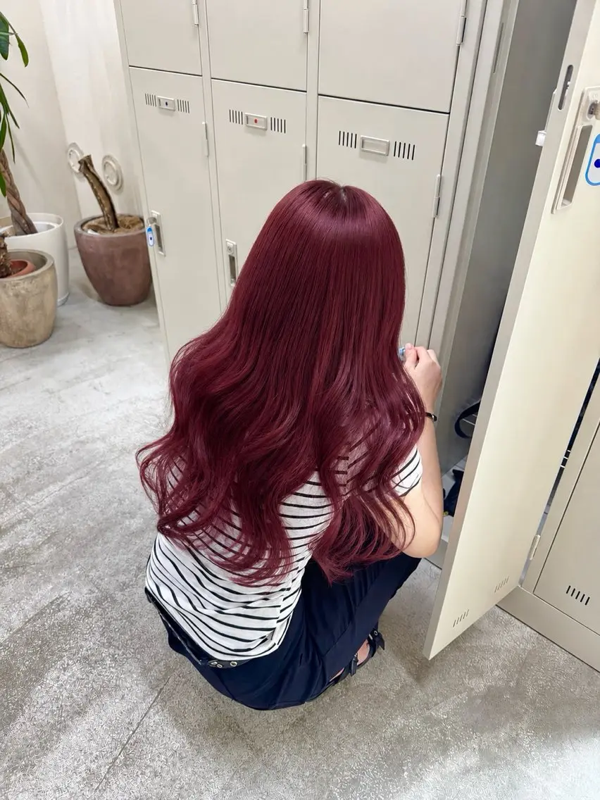 ロング ヘアカラー fand / HINAのヘアスタイル