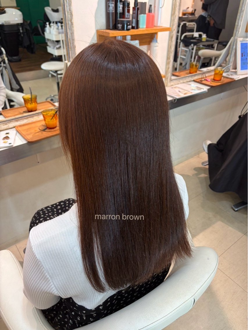 ロング ヘアカラー hair bonitaのヘアスタイル