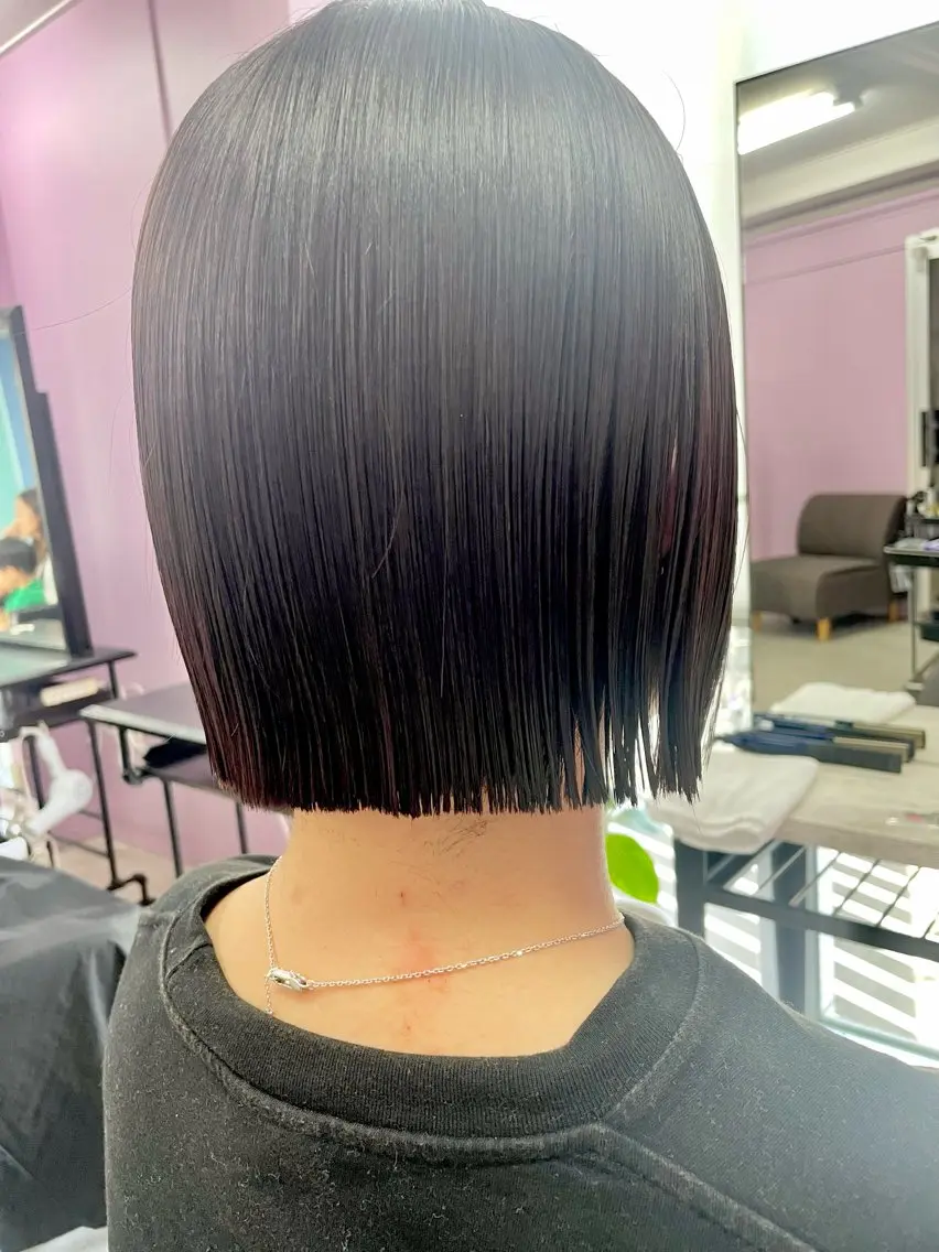 ショート カラー カット ヘアカラー トリートメント 高尾亮輔/ ボブ特化美容師のヘアスタイル