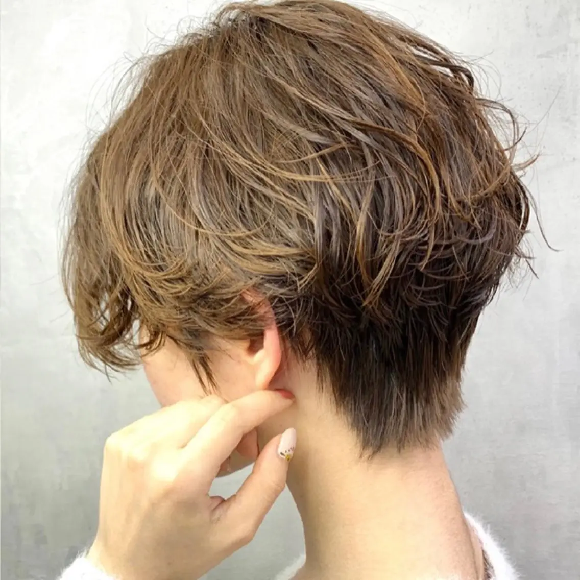 ショート パーマ ショートヘア ひなた あゆみのヘアスタイル