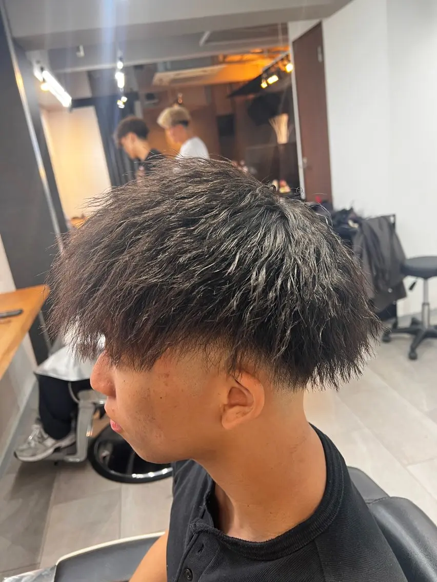 ショート カット パーマ メンズカット、パーマ 特化🔥🌊瀬川竜生のヘアスタイル