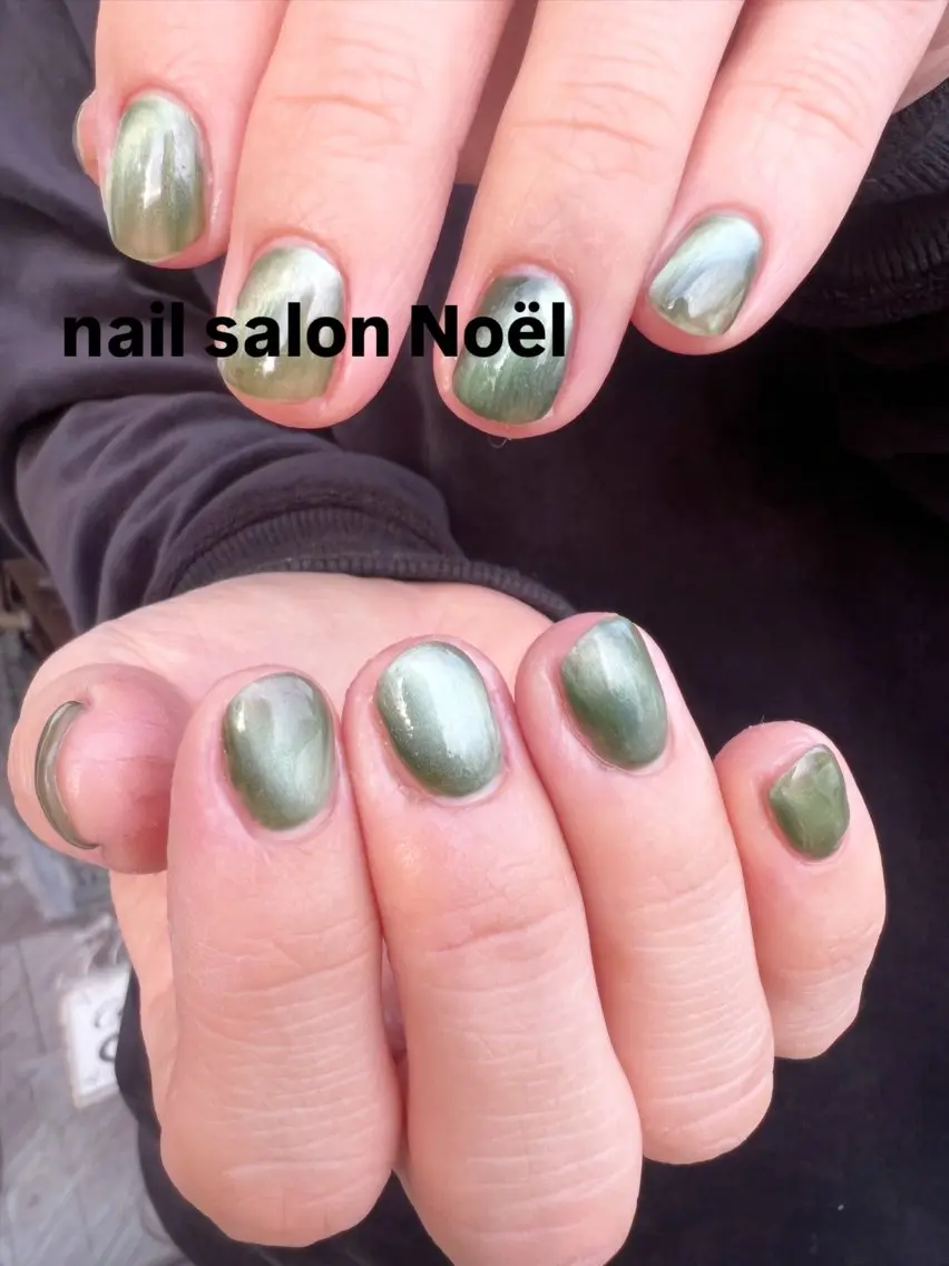 ショート ハンドネイル nail salon Noël_赤磐のネイルデザイン
