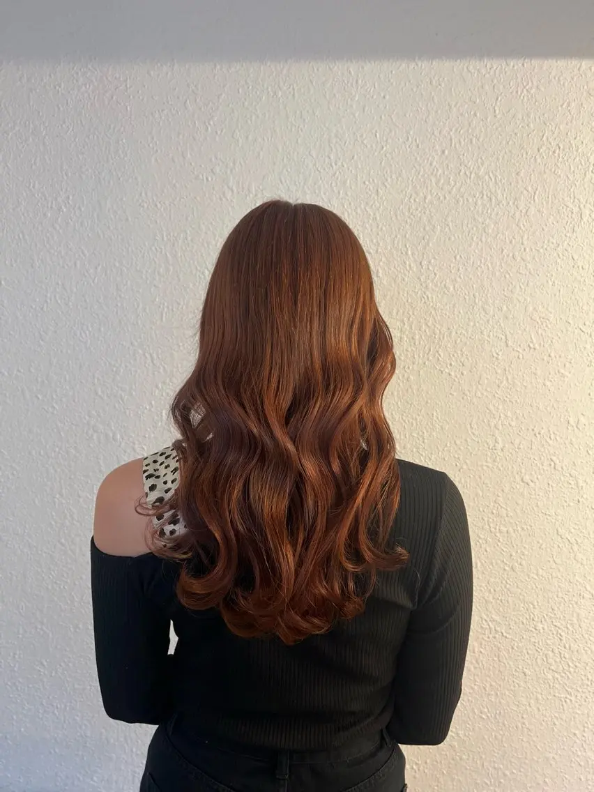 ロング カラー ブラウンカラー ピンクカラー ピンクブラウン 似合わせカット ✖️美髪 / はるなのヘアスタイル