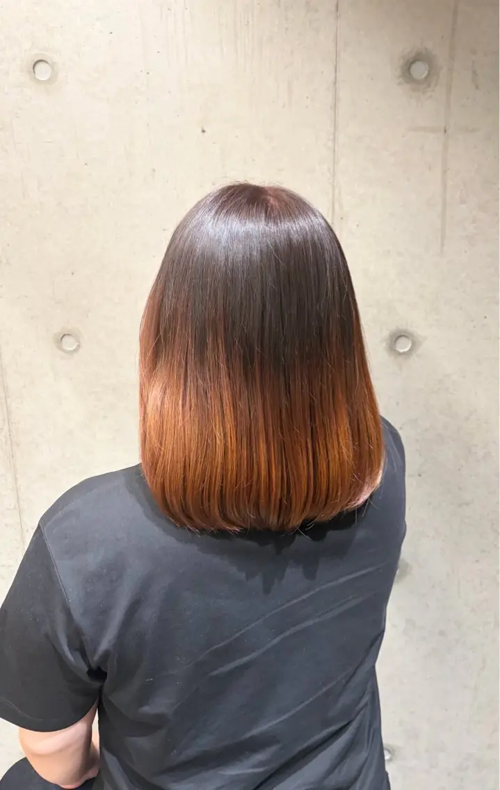 ミディアム ヘアカラー トリートメント 中尾 妃萌那のヘアスタイル