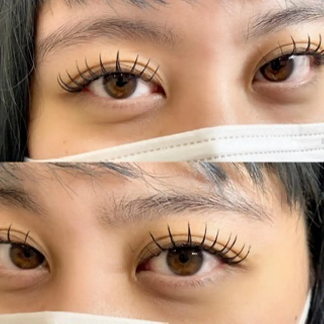 【逆まつ毛の方必見!】lift up lash&シングル140本 韓国風束感仕上げ♪の写真