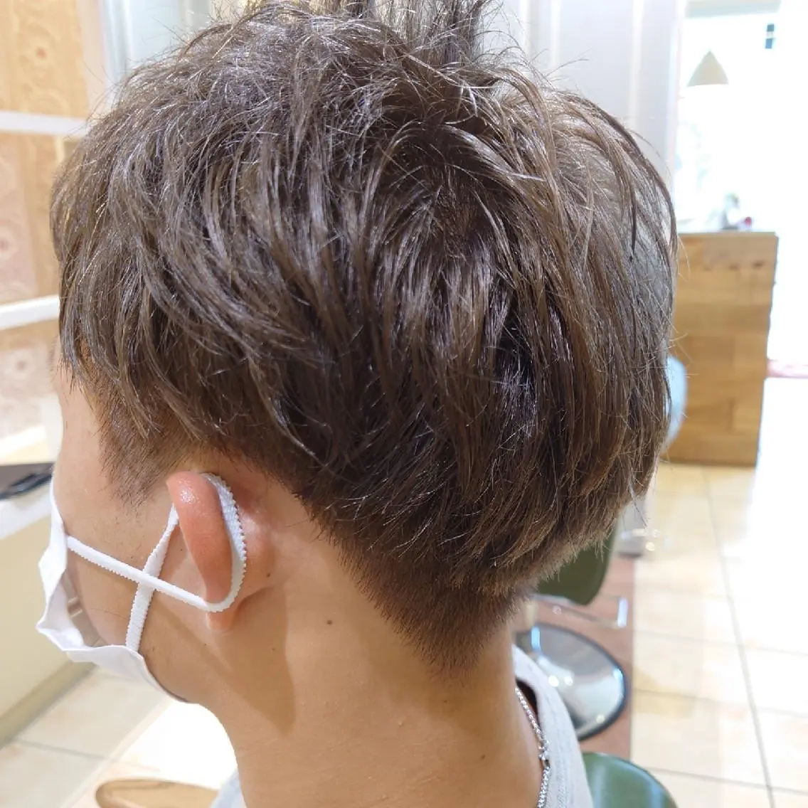 ショート メンズ カラー こせき えみのヘアスタイル