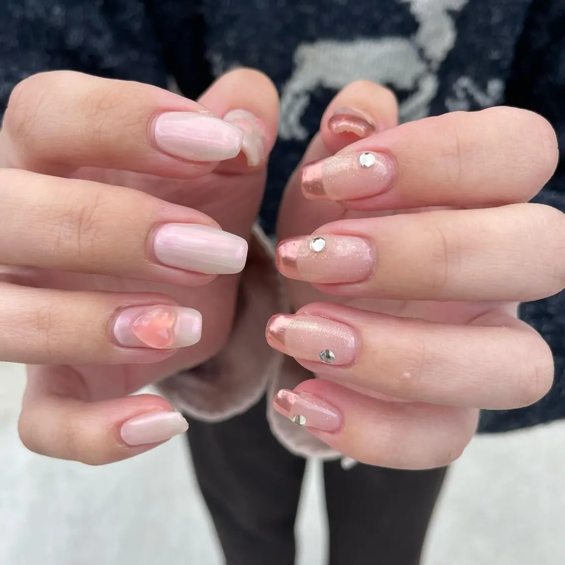 ネイル ハンドネイル Sea  nail by emaのネイルデザイン