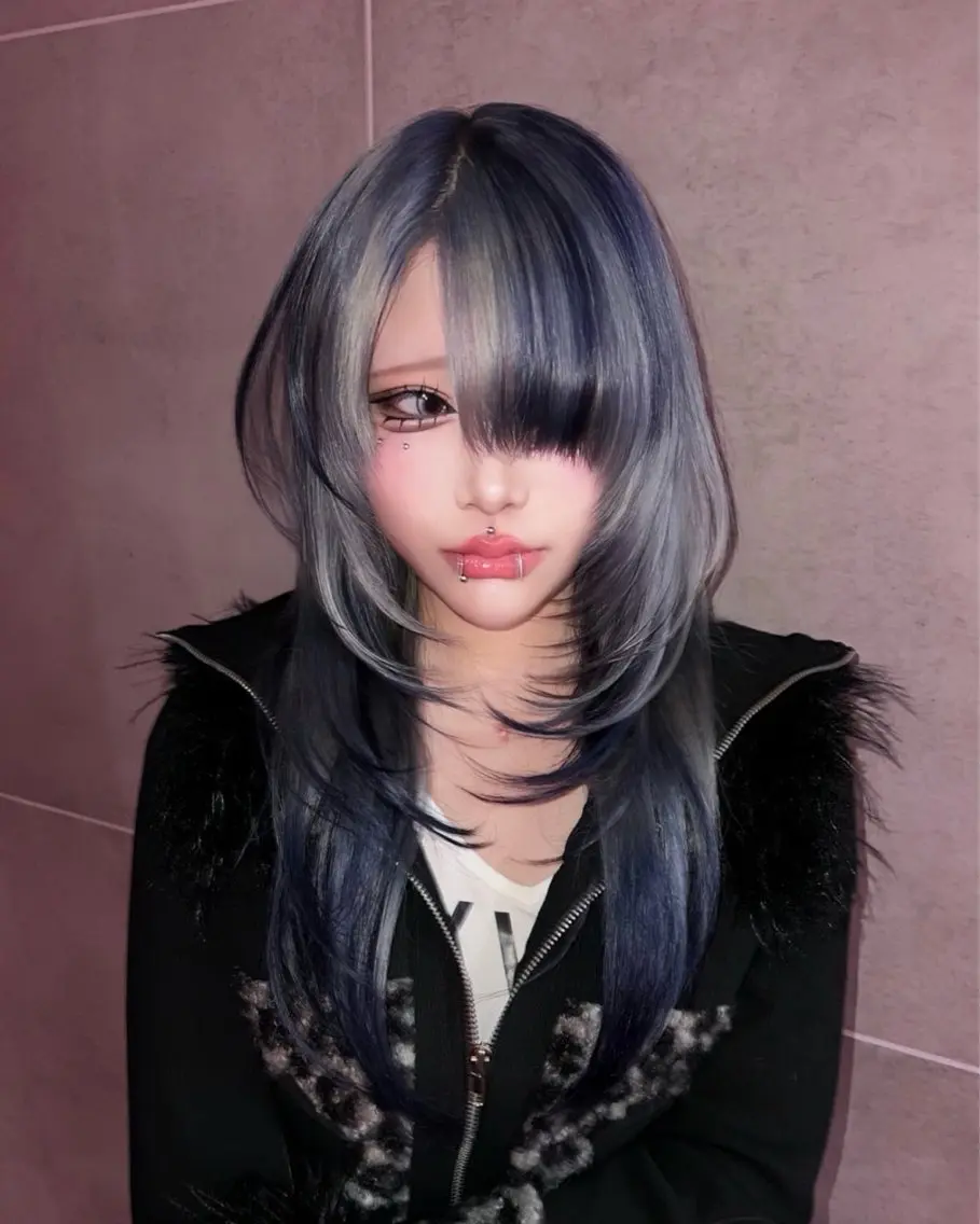 ロング ヘアカラー AIRA/ブリーチ ‪/透明感カラーのヘアスタイル