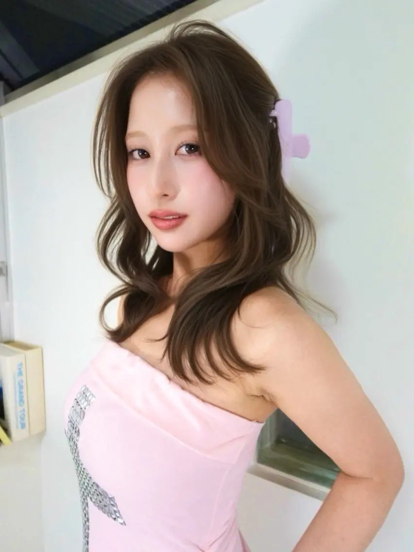 ミディアム カラー ミディアムレイヤー ベージュカラー ブリーチ ブラウンカラー ダブルカラー カット ヘアカラー トリートメント 🎀𝑆𝐴𝑅𝐴 /レイヤーカット🎀のヘアスタイル
