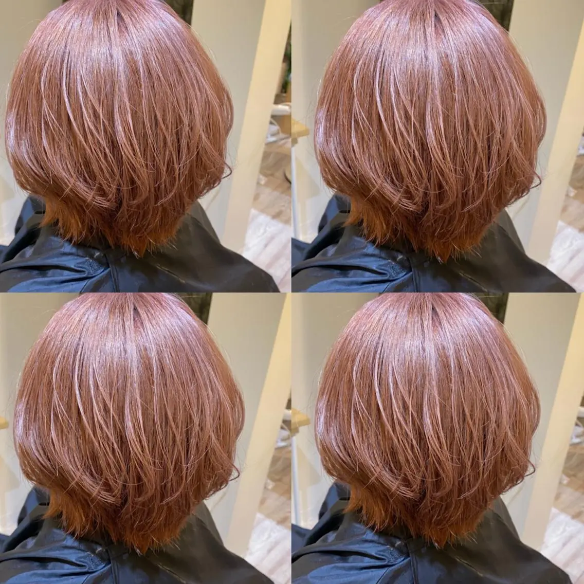ショート カラー 金島 青のヘアスタイル