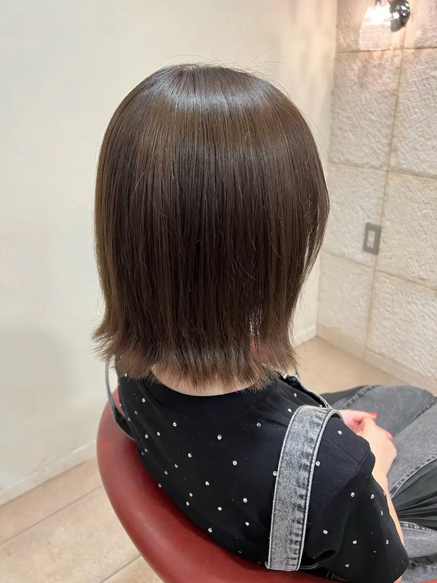 ミディアム ボブ 小顔カット 鈴木 未羽のヘアスタイル