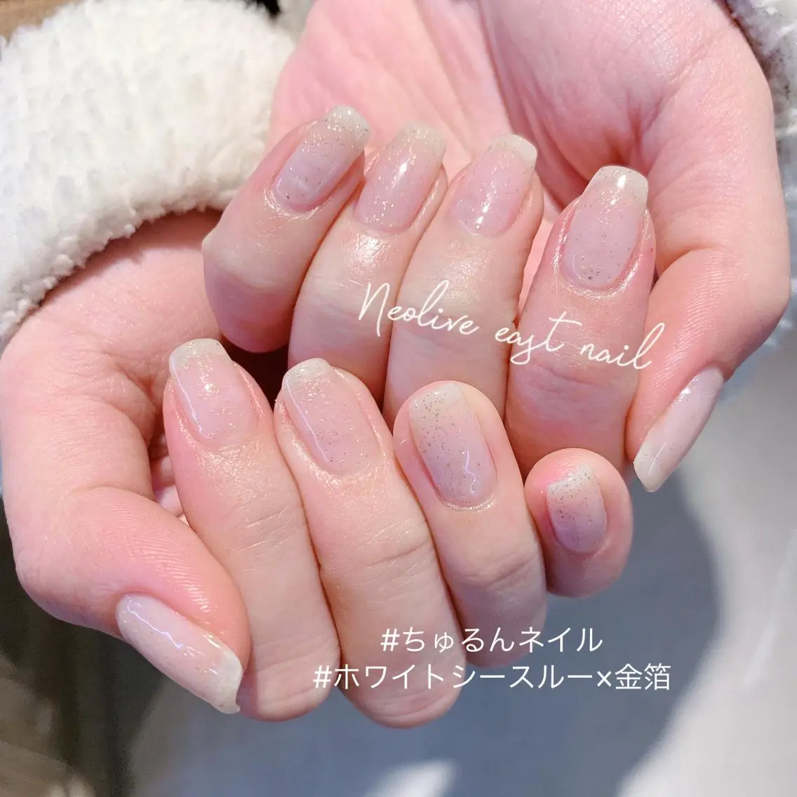 ネイル ジェルネイル 韓国ネイル ニュアンスネイル オフィスネイル ワンカラーネイル ななえ ☆のネイルデザイン