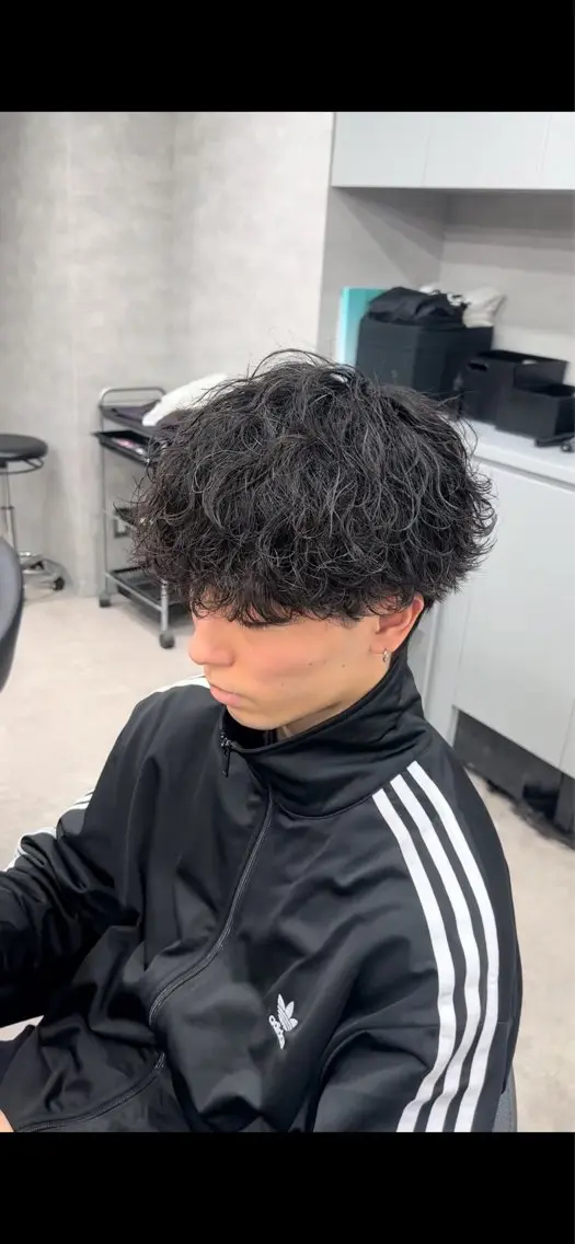 ショート カラー ハイライトカラー メッシュ ハイライト ショートヘア 縮毛矯正 福井祥太／海外風 /プードルパーマのヘアスタイル