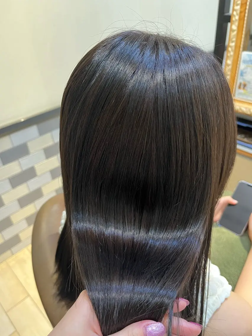 ロング ヘアカラー トリートメント 古屋 澪 艶髪カラー✨のヘアスタイル