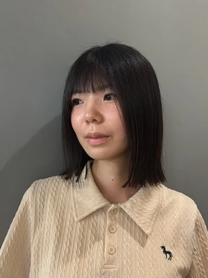 ミディアム ボブ ANTI KANADEのヘアスタイル