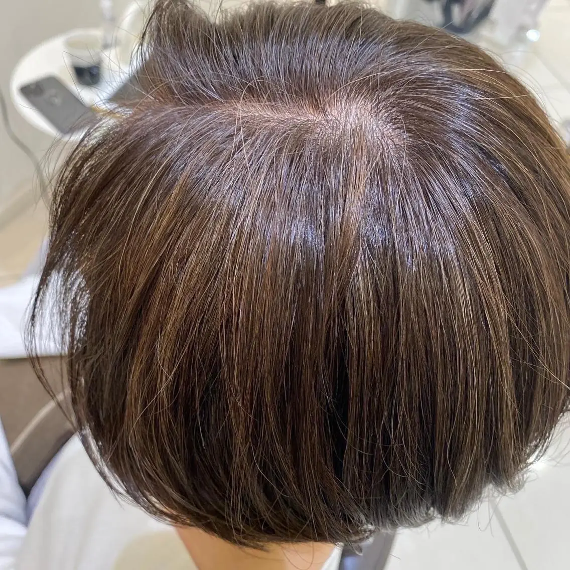 白髪染めカラー+トリートメントの写真