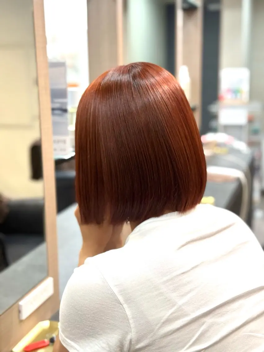 ミディアム RIEブリーチ& エクステ特化型のヘアスタイル