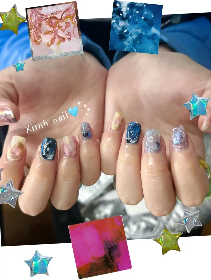 ネイル チークネイル 桜ネイル 長さ出し フットネイル ジェルネイル ハンドネイル XIINH NAIL SALONのネイルデザイン