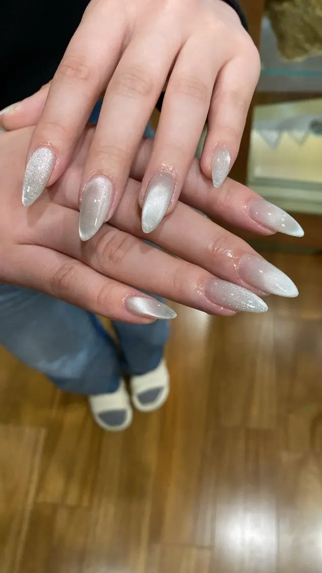 ネイル ハンドネイル crystal ⭐︎ colorのネイルデザイン