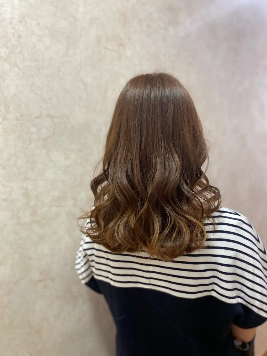 セミロング angelica 🌸ayaka🌸のヘアスタイル