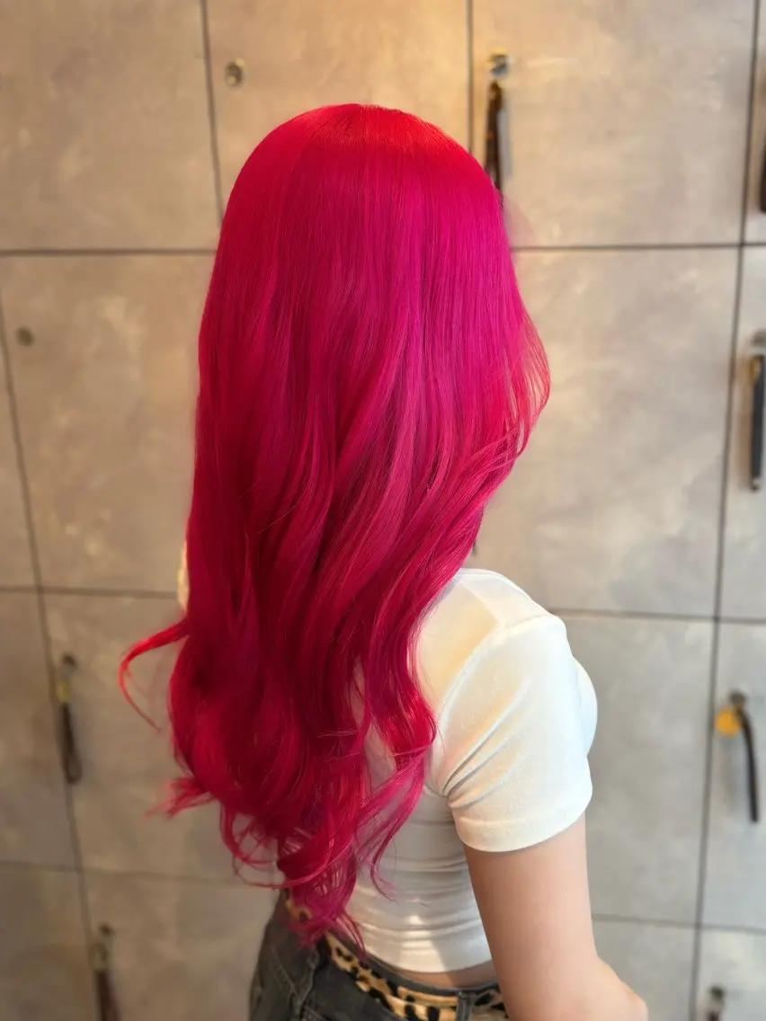ロング カラー ヘアアレンジ 🎀ハイトーン・艶 カラー HANA🎀のヘアスタイル