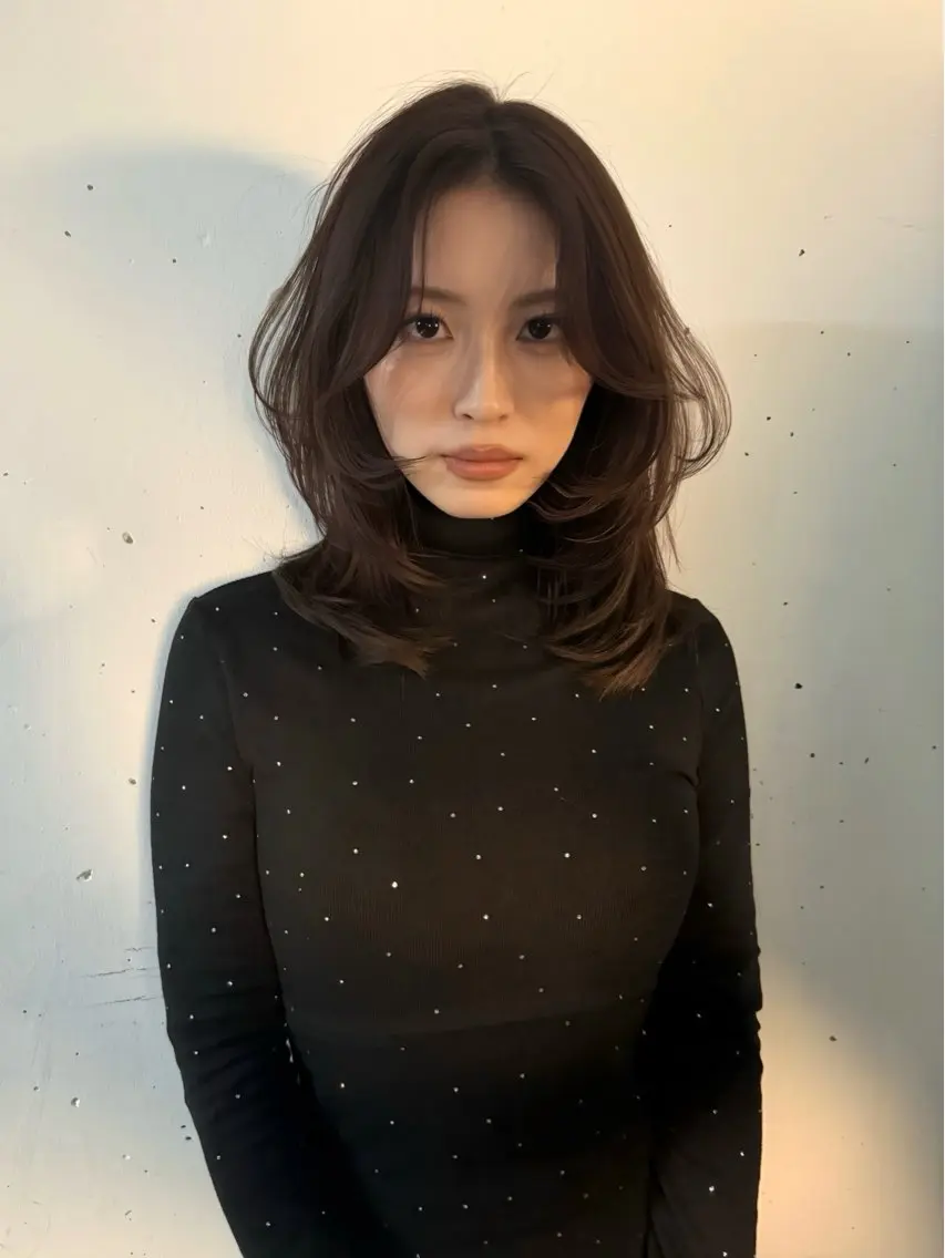 ミディアム カラー カット トリートメント 松尾太樹 【pia】福岡美容室のヘアスタイル