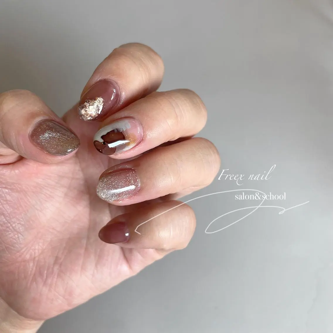 ネイル ニュアンスネイル ハンドネイル ハンドケア freex nail /ニュアンス/個性派のネイルデザイン