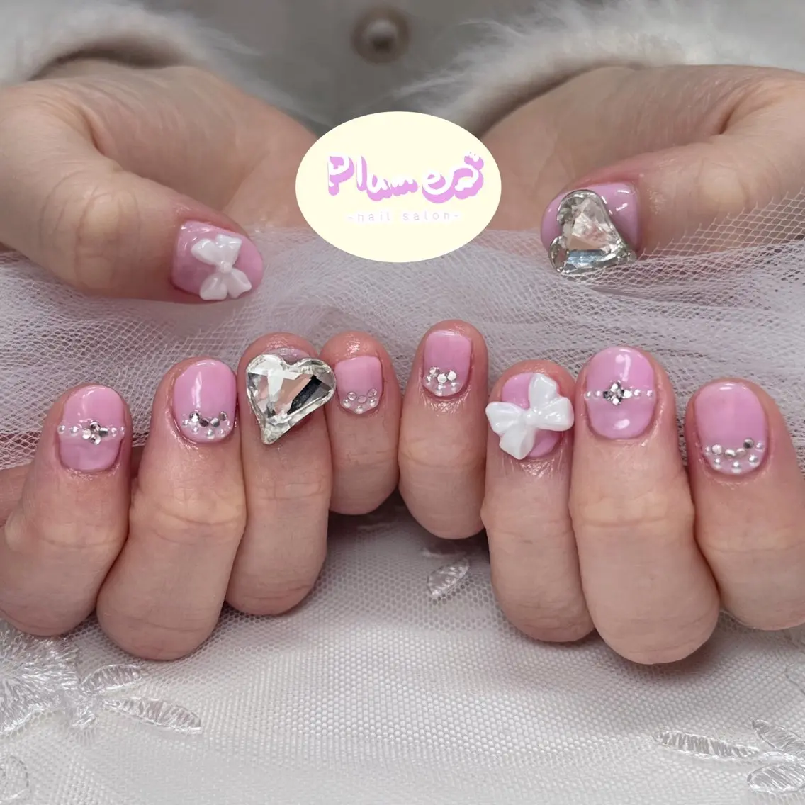 ネイル ハンドネイル plume nail ☆韓国ネイルのネイルデザイン