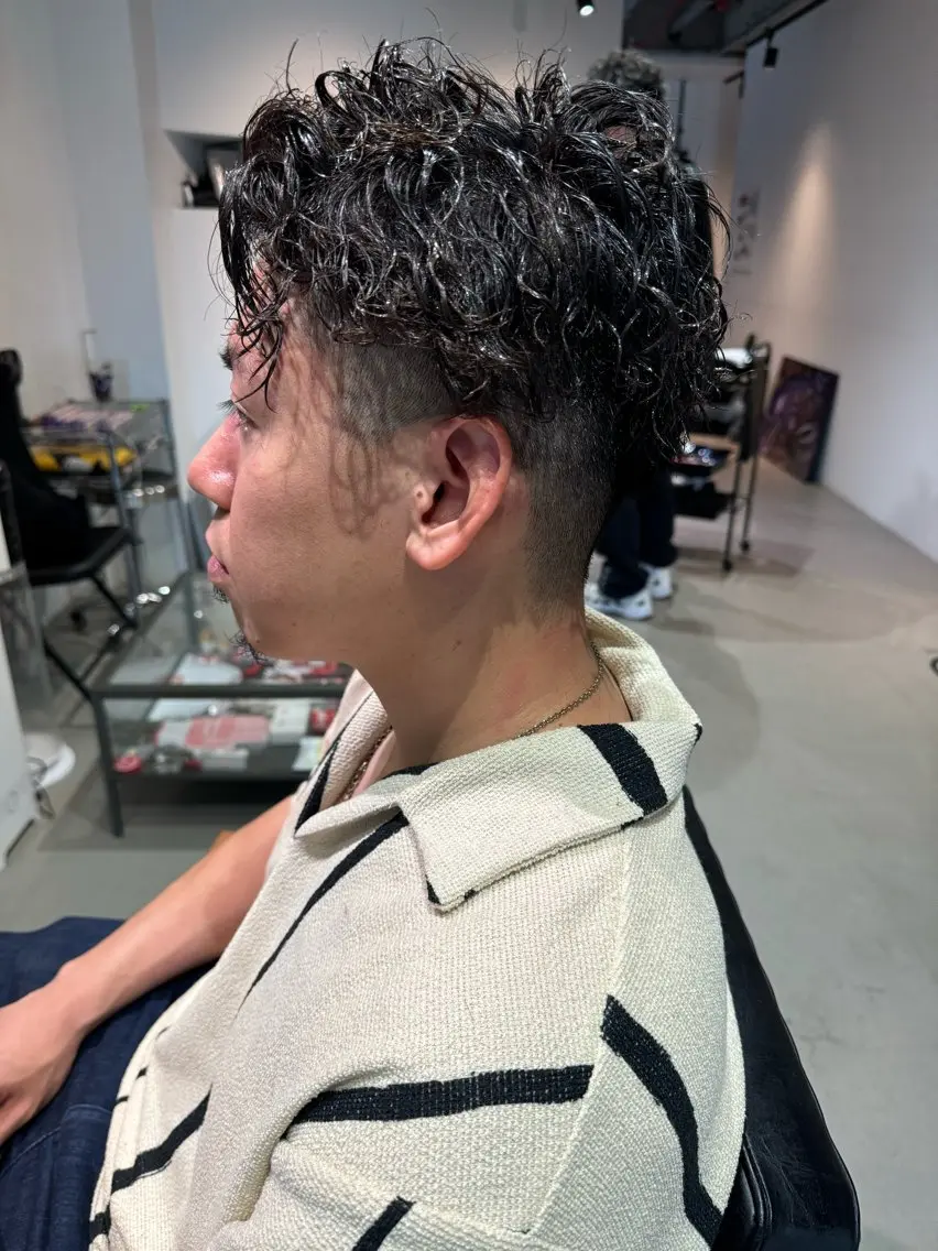 ショート パーマ メンズ Mizuki Yajimaのヘアスタイル