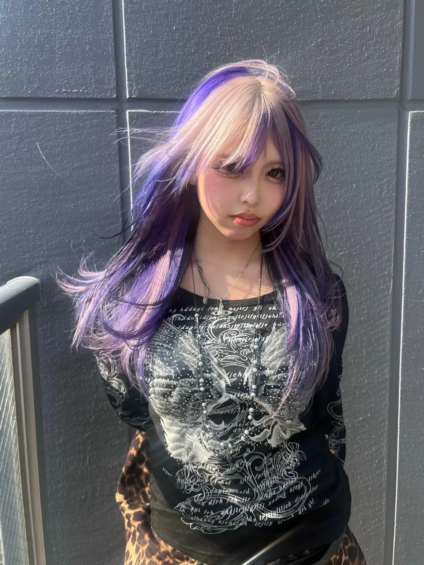 ロング カラー ブリーチ ケアブリーチ ハイトーンカラー TOTA 唯一無二カラーのヘアスタイル