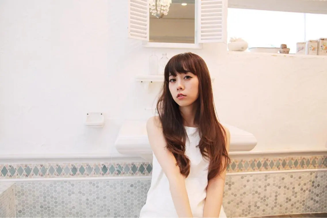 ロング カラー パーマ 田名網 誠司のヘアスタイル