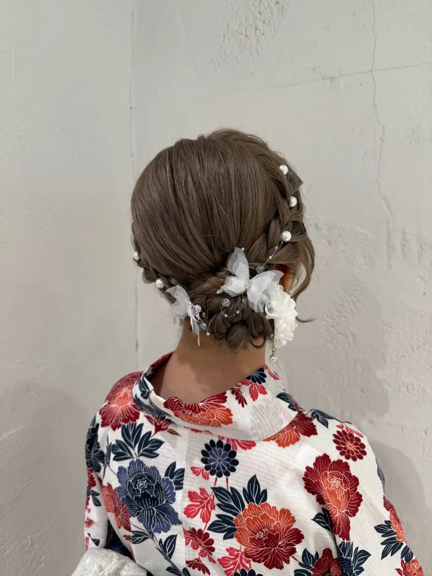 ヘアアレンジ 着付け 🦋Misaki🦋 メンズパーマ/着付けのヘアスタイル