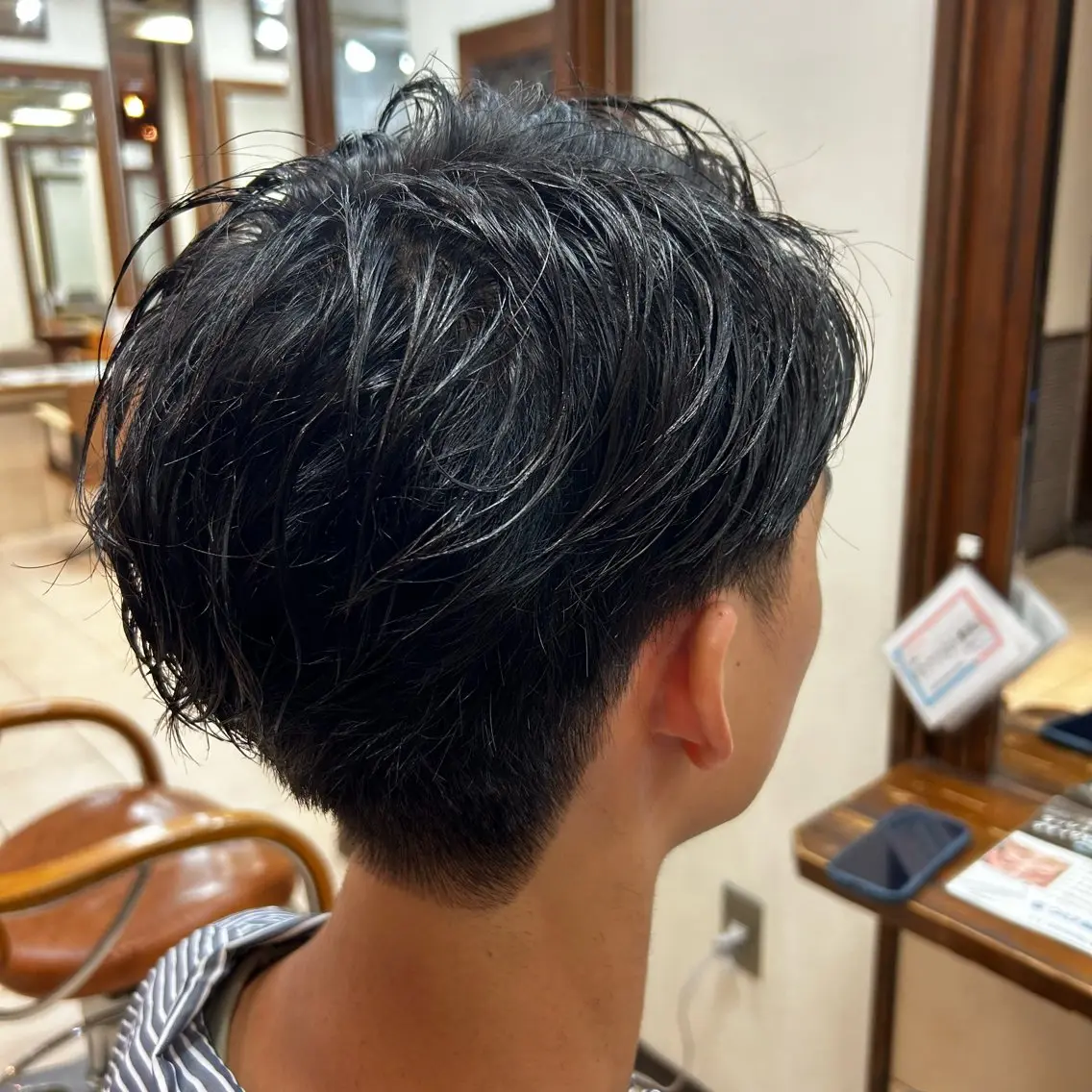 メンズカット+白髪染めの写真