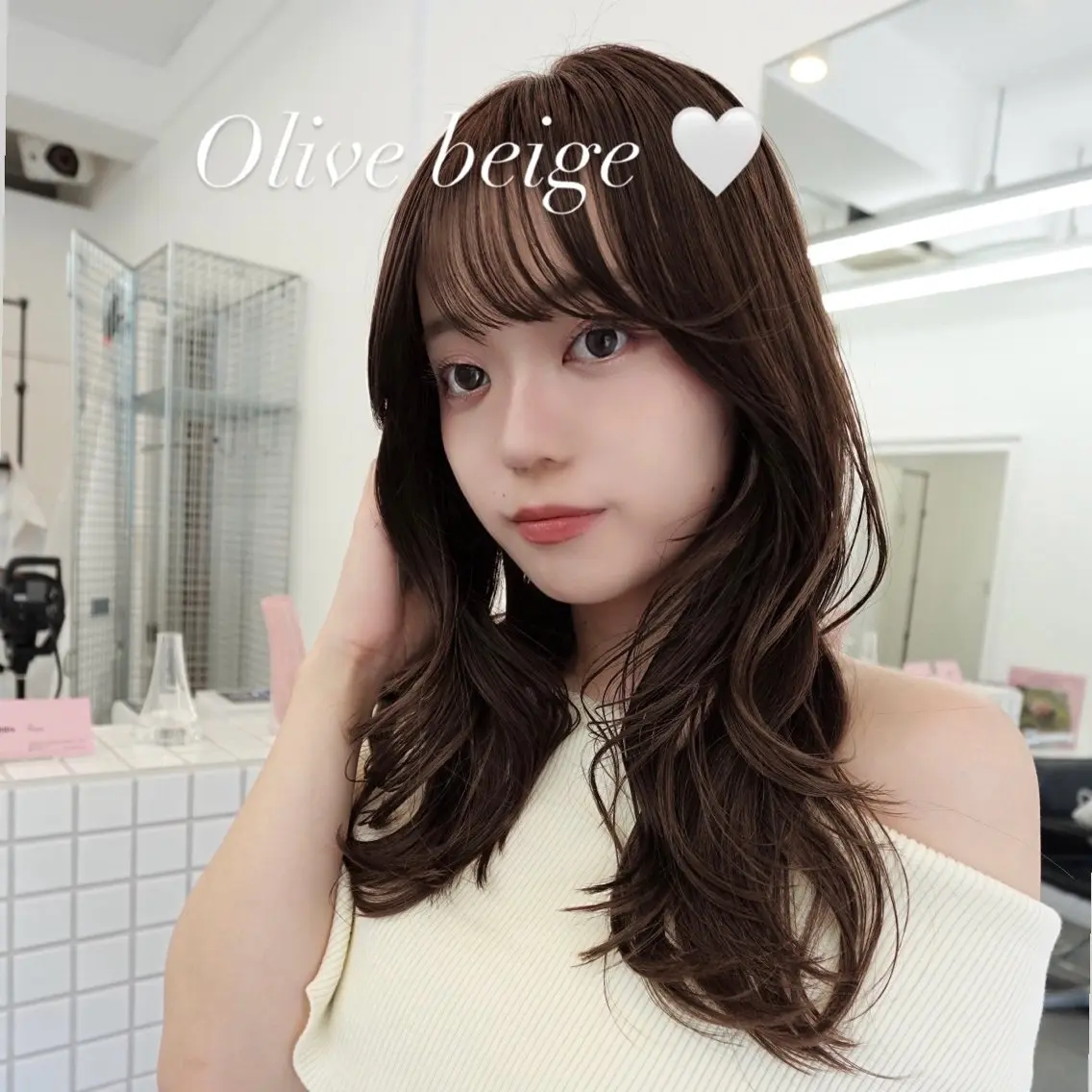 セミロング カラー 🎀盛れるアレンジ/ 艶カラー🩰rioのヘアスタイル