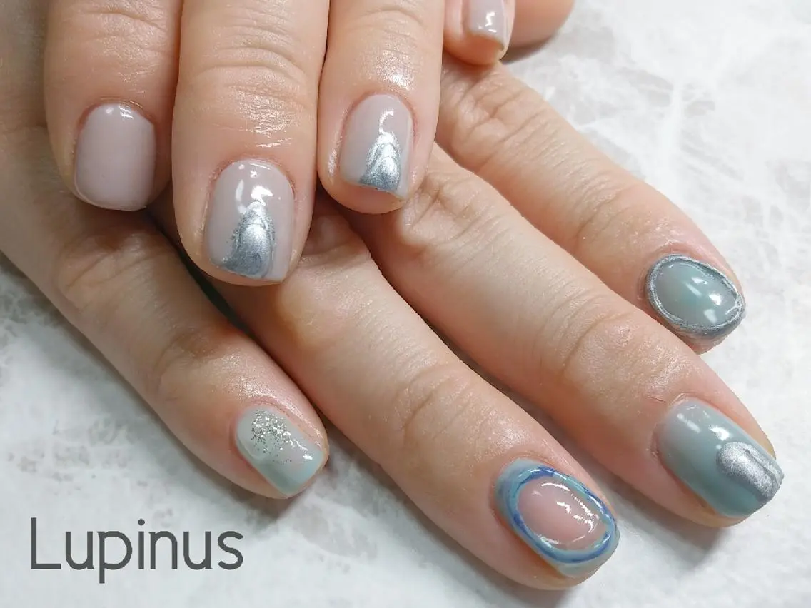 ネイル アートネイル Lupinus ルピナスのネイルデザイン