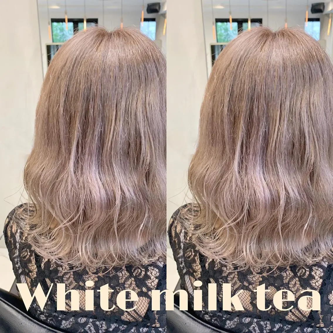 ミディアム カラー ヘアアレンジ ヘアカラー トリートメント ヘアセット 🫧柔色/トレンド カラー/川辺晴加のヘアスタイル