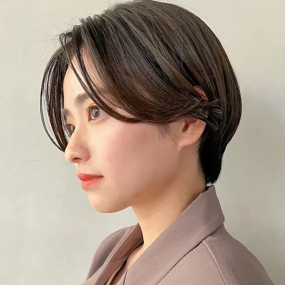ショート 【ショート/ボブ 丸みショート】深萱のヘアスタイル