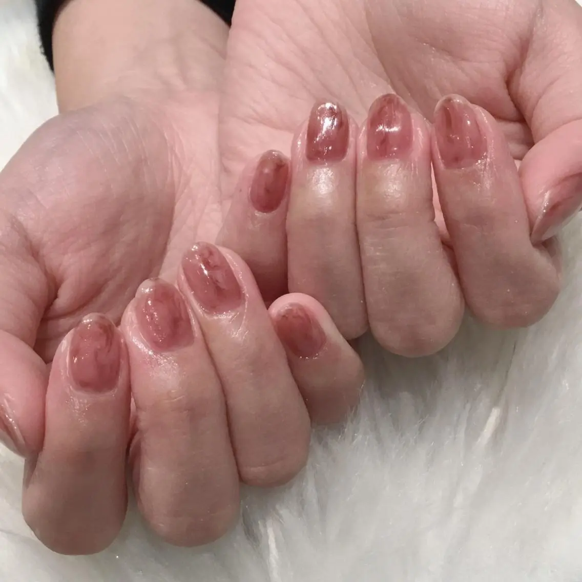 ネイル ニュアンスネイル ハンドネイル Kanai Harukaのネイルデザイン