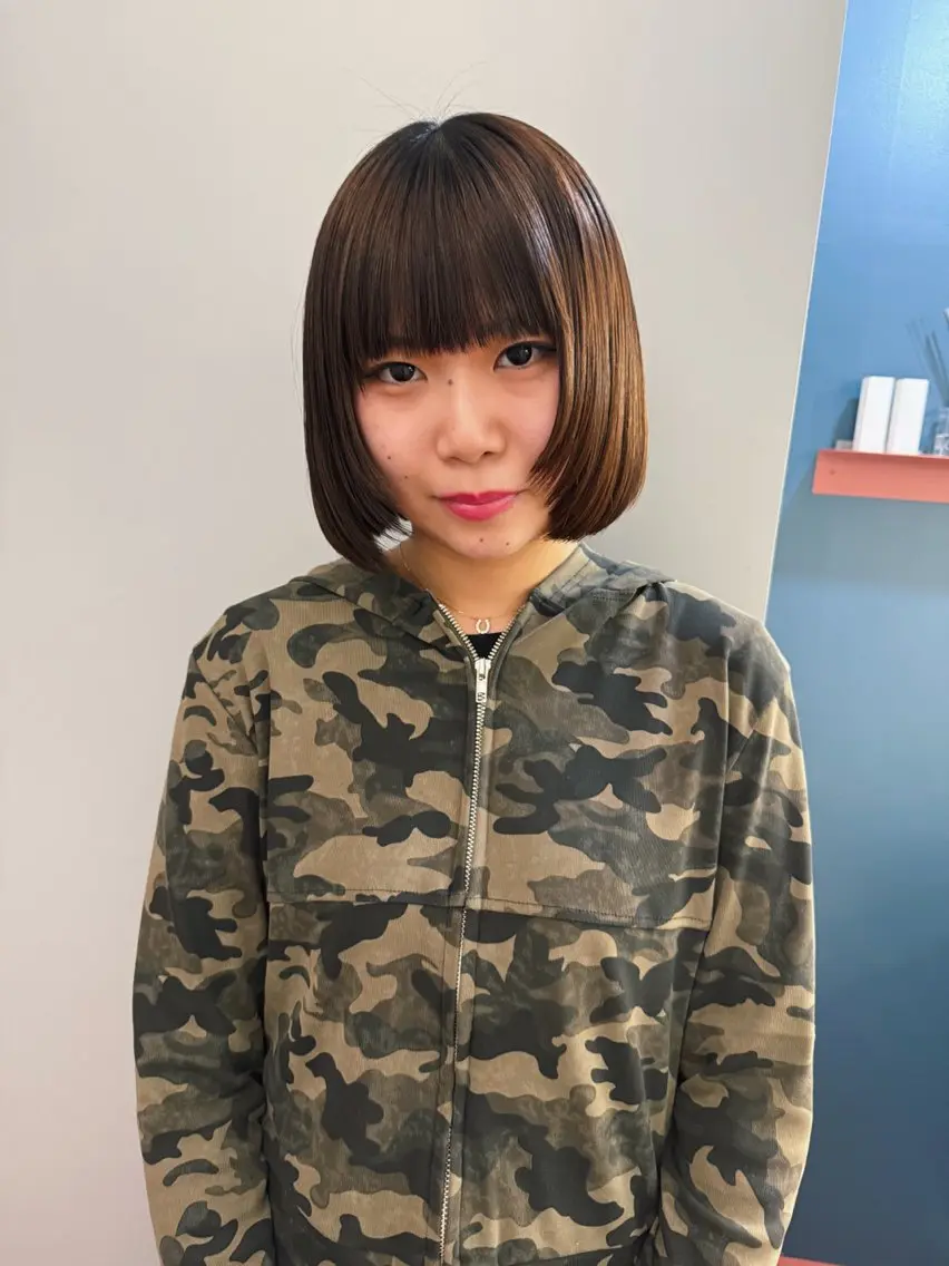 ショート ボブ 【haRu ハル】 ゴトウハナのヘアスタイル