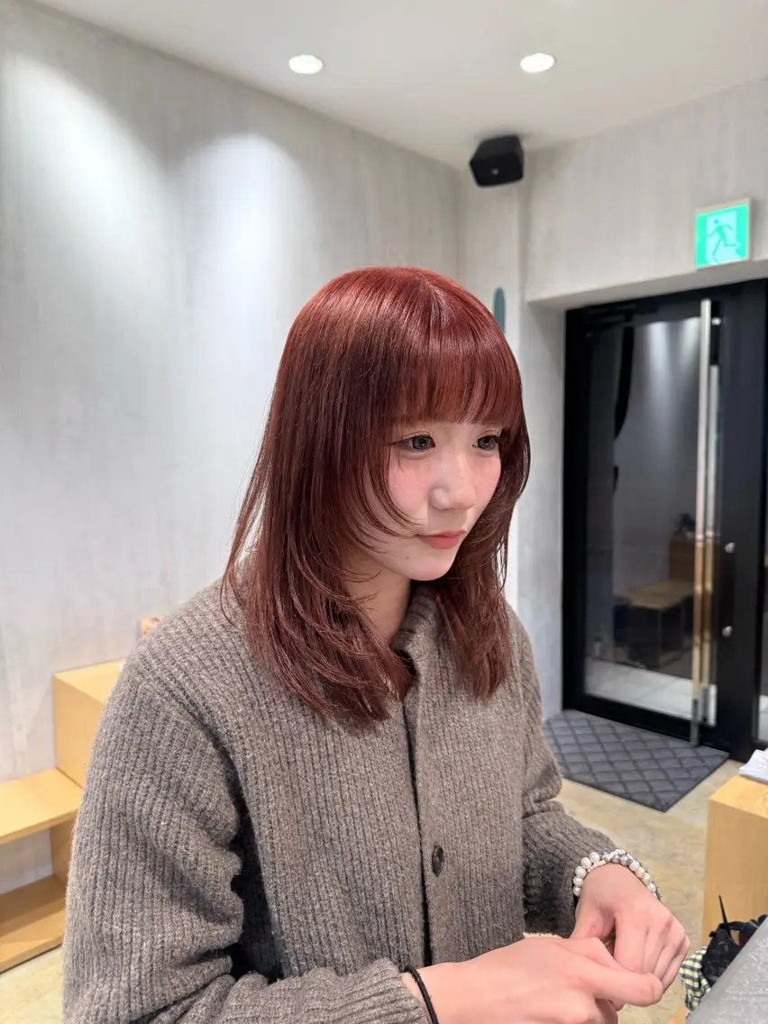 ロング カラー レイヤーカット shuto/ 本山/髪質改善のヘアスタイル