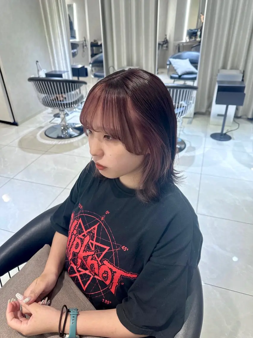 ショート カラー カナ🌀銀座/ レイヤー/透明感のヘアスタイル