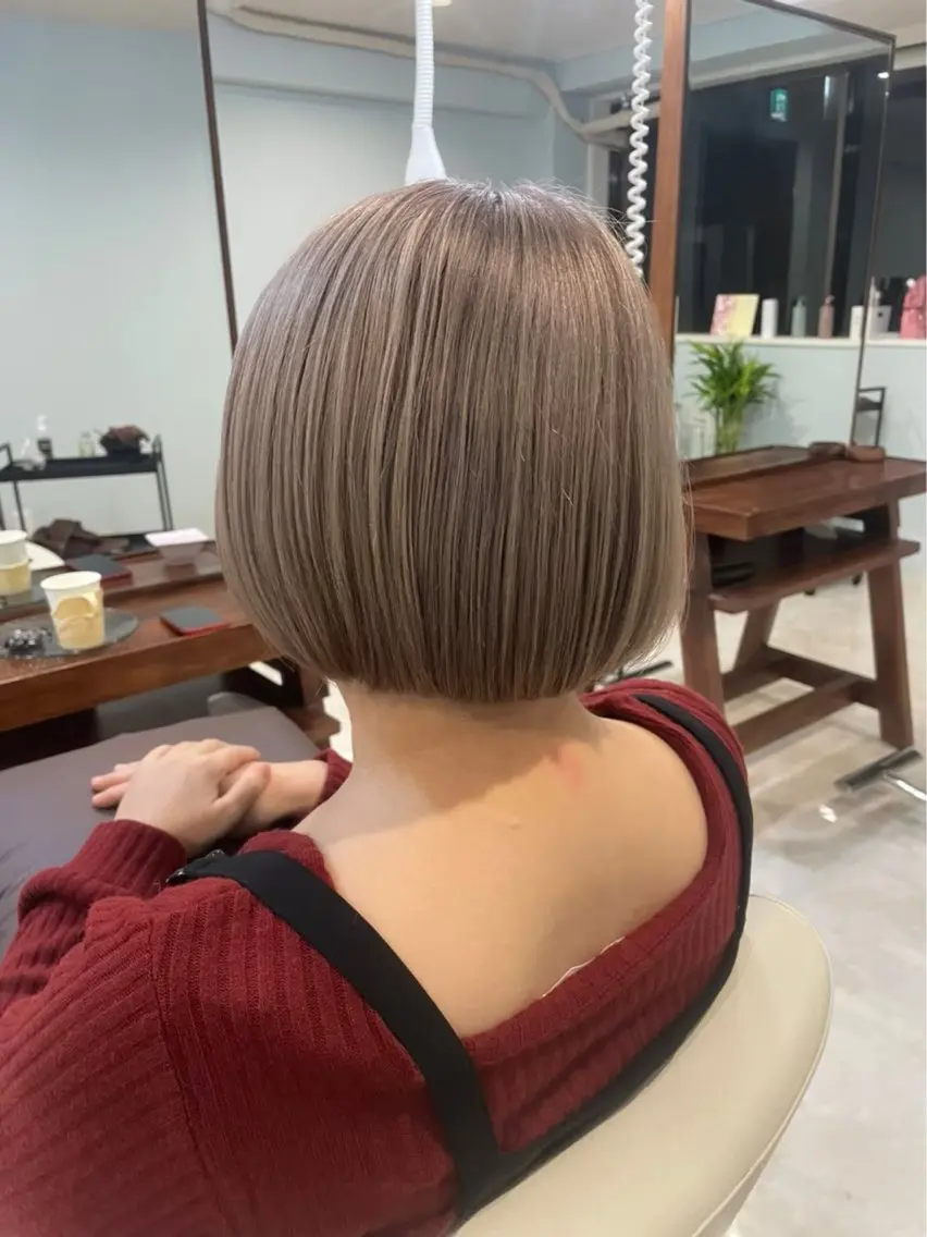 カット✂️+ダブルカラー💛+クイックトリートメント🍀の写真