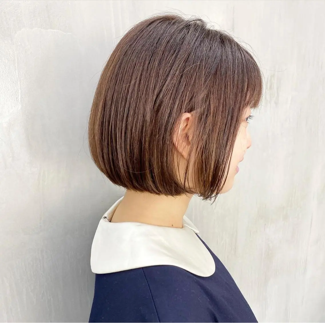 ショート カラー ボブ カット ヘアカラー トリートメント 👑ボブはお任せ ミヤノ👑のヘアスタイル