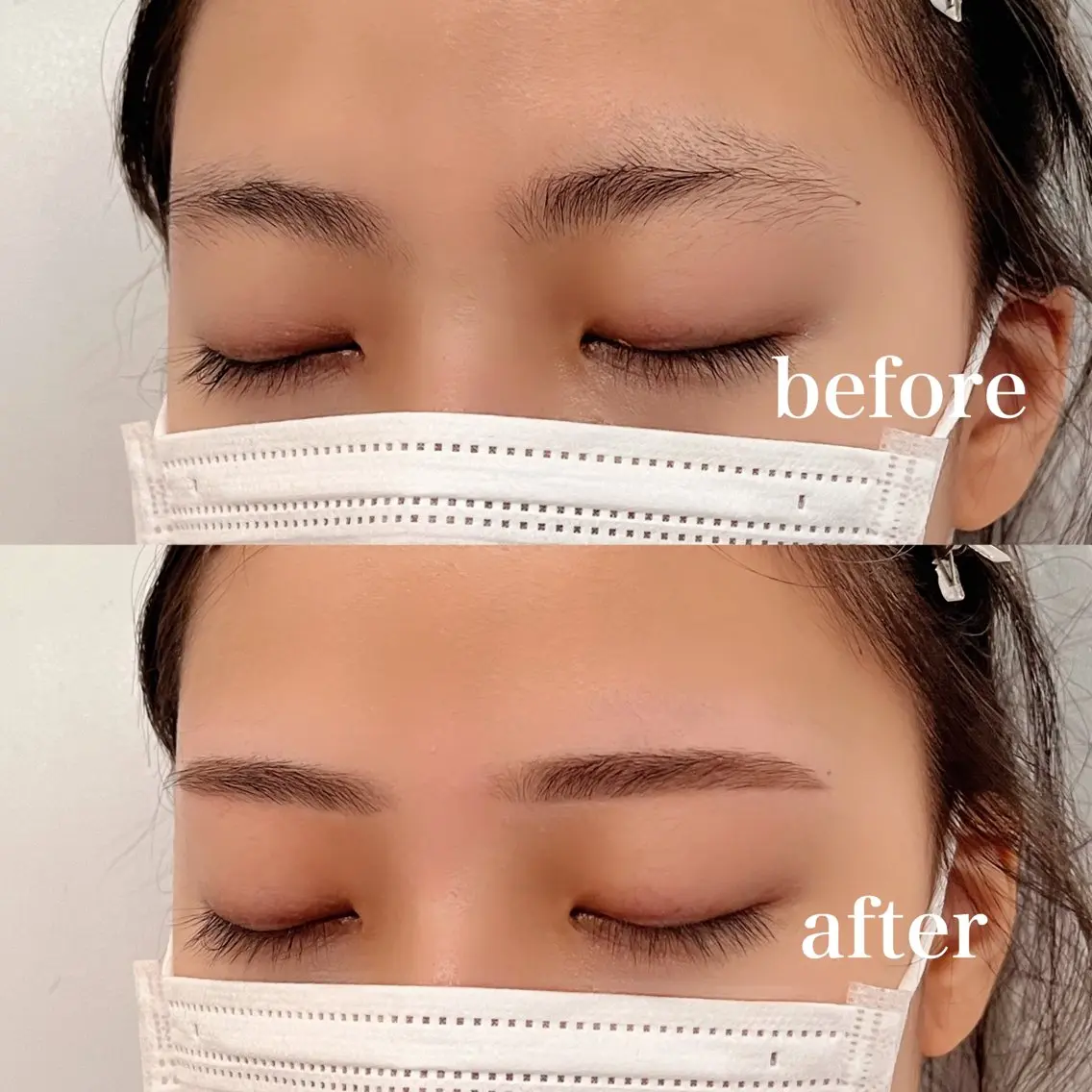 【学割🧑🏼🎓】美眉オーダーメイド《眉wax✖️毛量調整》毛量調整無し可能🙆♀️(¥3480)の写真