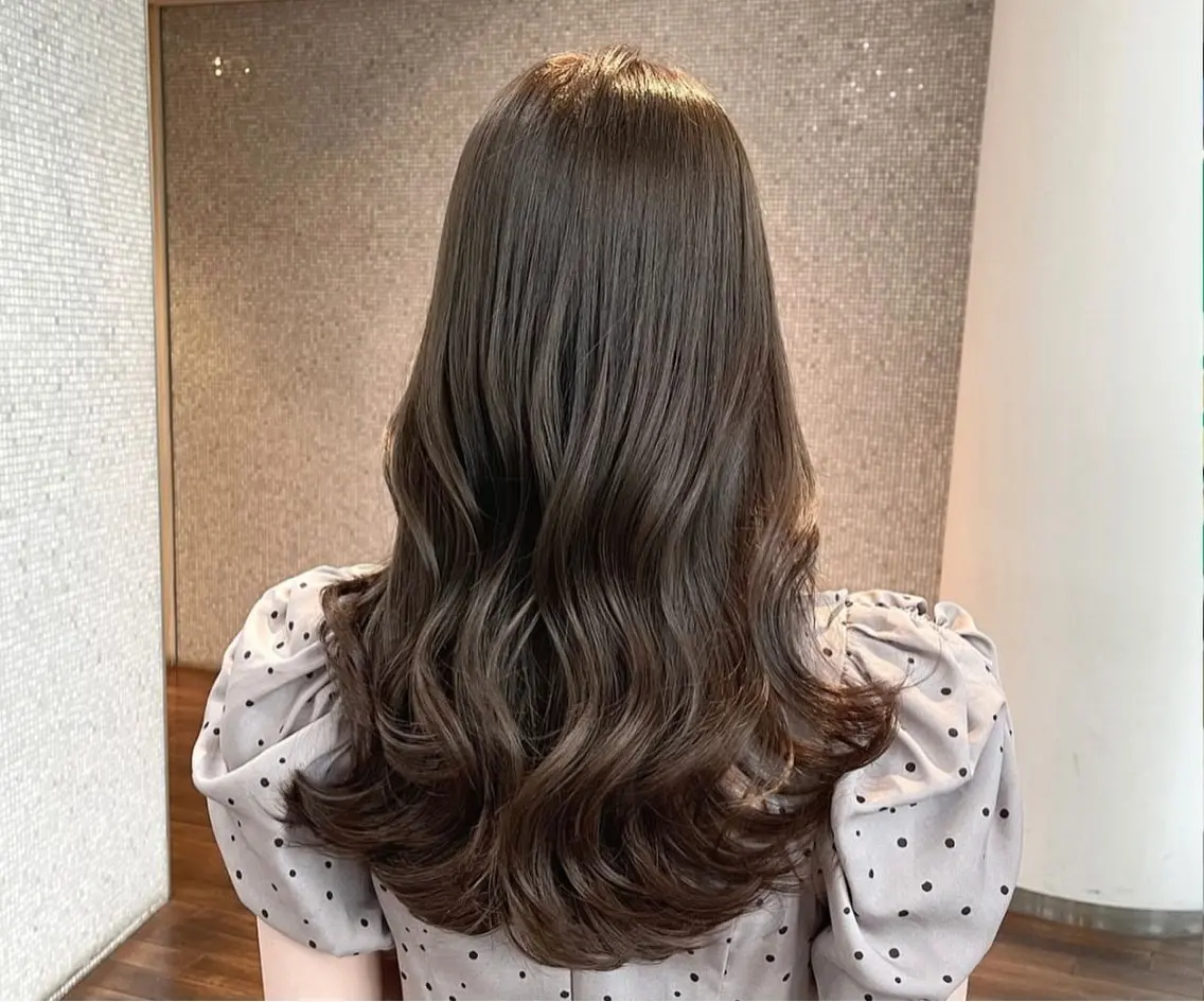 ミディアム 艶カラー/ヘアセット 着付け ふうか 渋谷のヘアスタイル