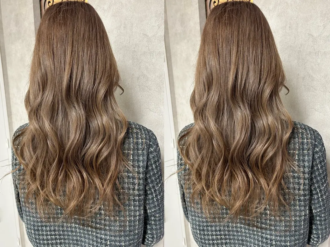 ロング カラー ブリーチ ハイトーンカラー ヘアカラー 優花/ハイトーン /デザインカラーのヘアスタイル