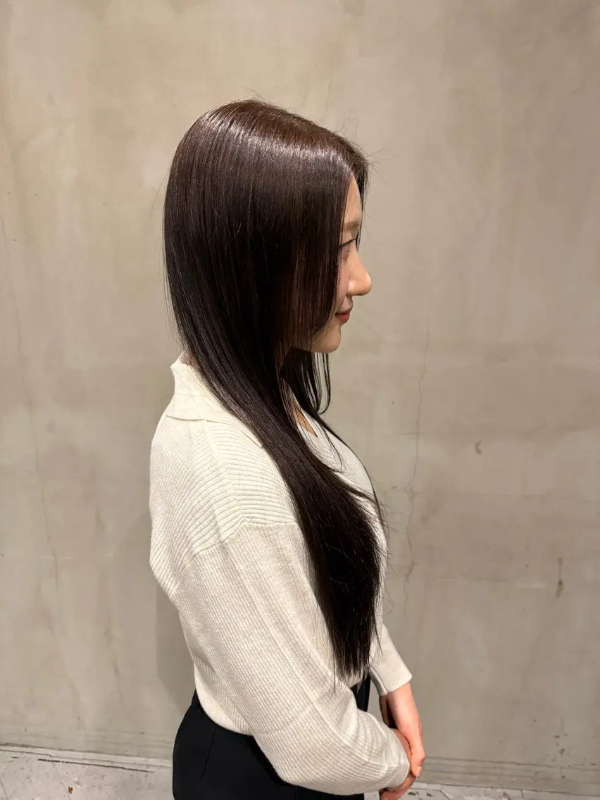 【👑人気No.1‼️】 金、土曜日限定✨️透明感カラー+質感再生トリートメント!¥19500→¥4870🦄✨の写真