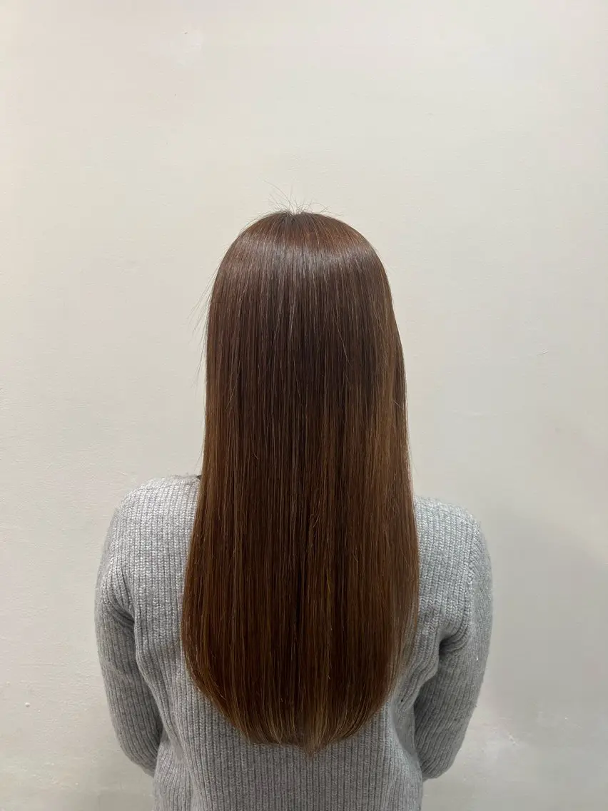 ロング 酸性ストレート LUMINA 🎀kaho🎀のヘアスタイル